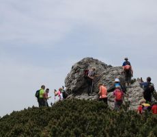 Ena skupina se je podala na Mali Snežnik